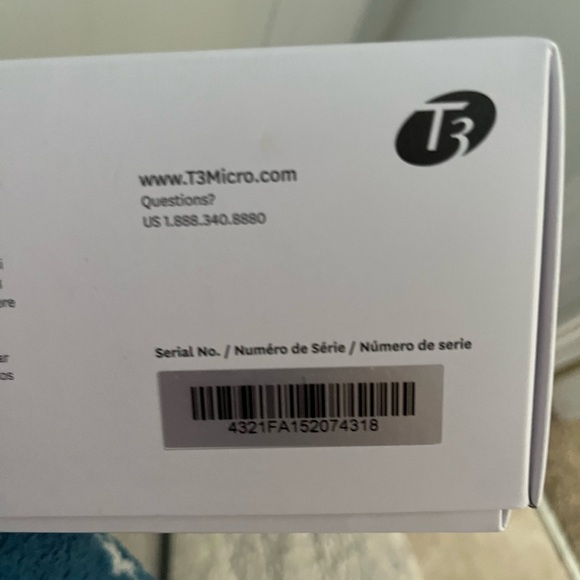 NWB T3 curling iron 1 inch - Picture 4 of 5